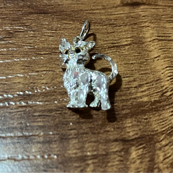 *🧡3/20$*NWOT* Sterling Silver Cat Pendant - Picture 4 of 5